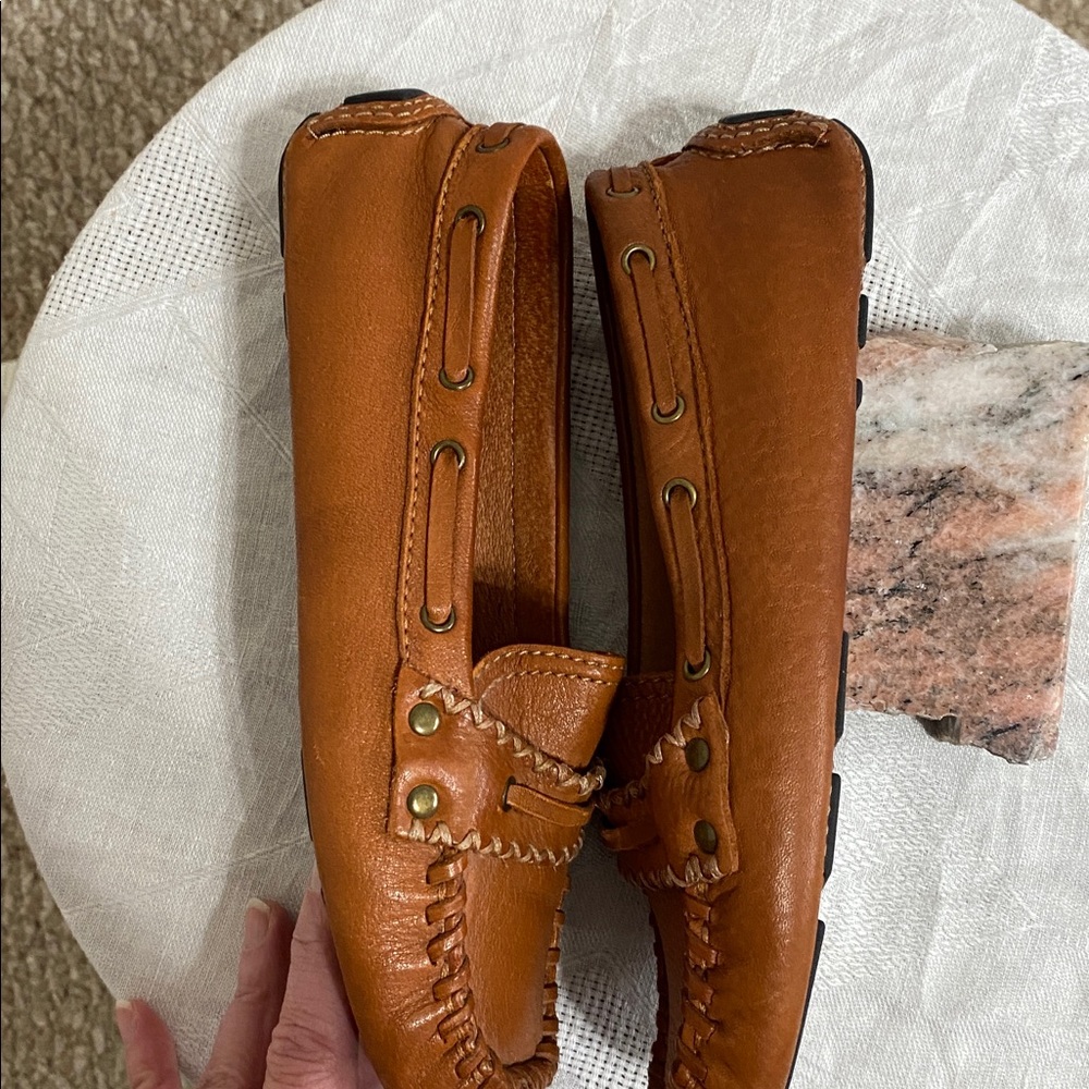 Patricia Nash Tan Leather Domenica Shoes Originally $148 - Picture 3 of 8